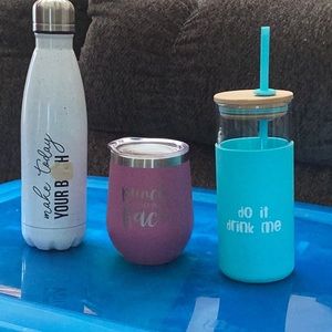 Drinking bottles/cups from Smarta## & Sass